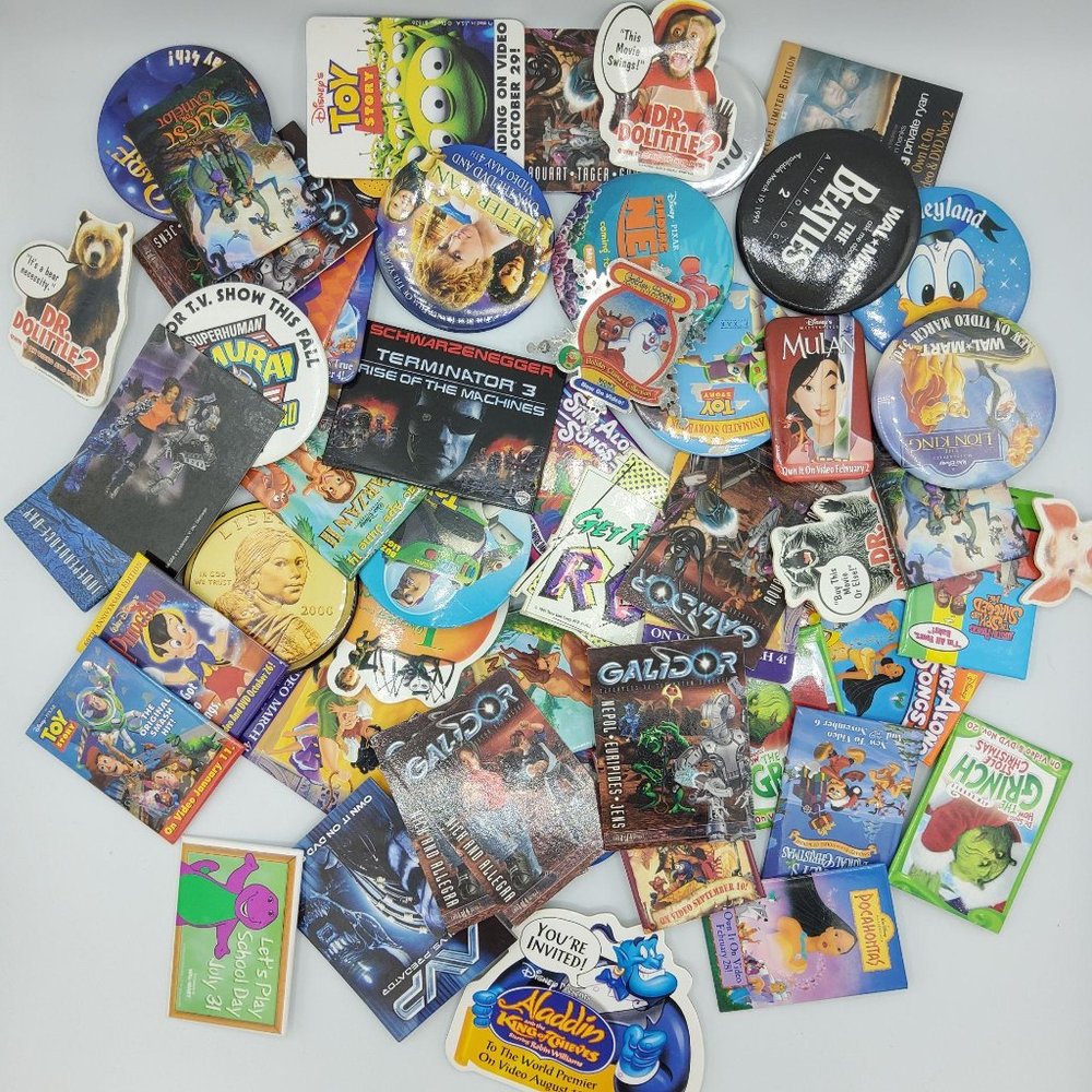 Bundle Of Assorted Movie Pins